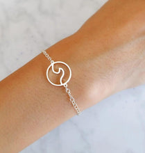 Load image into Gallery viewer, Jisensp Stainless Steel Mickey Bracelets for Women Everyday Jewelry World Map Charm Bracelet Heart Bracelet Femme Wedding Gift