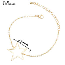 Load image into Gallery viewer, Jisensp Stainless Steel Mickey Bracelets for Women Everyday Jewelry World Map Charm Bracelet Heart Bracelet Femme Wedding Gift
