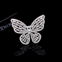 Load image into Gallery viewer, Female Open Bangle Bracelet Sweety Cubic Zircon Cuff Bangles Elegant CZ Butterfly OL Pearl Bangle for Women Costume Jewelry Gift