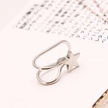 Load image into Gallery viewer, SHUANGR fashion 1 pair 5 style Punk Rock Ear Clip Cuff Wrap Earrings No piercing-Clip Hollow Out U Pattern Statement jewelry