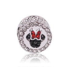 Load image into Gallery viewer, New Original Free Shipping Sliver Bead Mickey Fairytale Dumbo Love Charm Fit Pandora Bracelet Necklace DIY Women Jewelry Gift