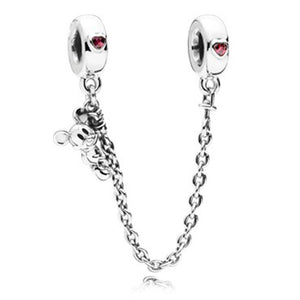 New Original Free Shipping Sliver Bead Mickey Fairytale Dumbo Love Charm Fit Pandora Bracelet Necklace DIY Women Jewelry Gift