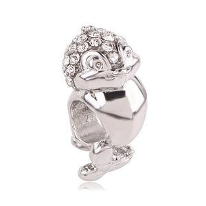 New Original Free Shipping Sliver Bead Mickey Fairytale Dumbo Love Charm Fit Pandora Bracelet Necklace DIY Women Jewelry Gift