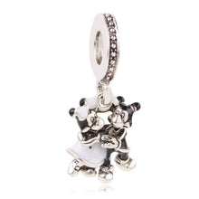 Load image into Gallery viewer, New Original Free Shipping Sliver Bead Mickey Fairytale Dumbo Love Charm Fit Pandora Bracelet Necklace DIY Women Jewelry Gift