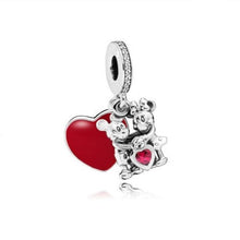 Load image into Gallery viewer, New Original Free Shipping Sliver Bead Mickey Fairytale Dumbo Love Charm Fit Pandora Bracelet Necklace DIY Women Jewelry Gift