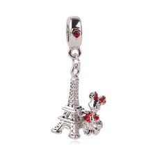 Load image into Gallery viewer, New Original Free Shipping Sliver Bead Mickey Fairytale Dumbo Love Charm Fit Pandora Bracelet Necklace DIY Women Jewelry Gift