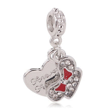 Load image into Gallery viewer, New Original Free Shipping Sliver Bead Mickey Fairytale Dumbo Love Charm Fit Pandora Bracelet Necklace DIY Women Jewelry Gift