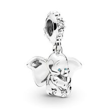 Load image into Gallery viewer, New Original Free Shipping Sliver Bead Mickey Fairytale Dumbo Love Charm Fit Pandora Bracelet Necklace DIY Women Jewelry Gift