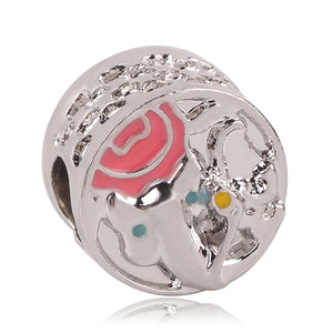 New Original Free Shipping Sliver Bead Mickey Fairytale Dumbo Love Charm Fit Pandora Bracelet Necklace DIY Women Jewelry Gift
