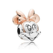 Load image into Gallery viewer, New Original Free Shipping Sliver Bead Mickey Fairytale Dumbo Love Charm Fit Pandora Bracelet Necklace DIY Women Jewelry Gift