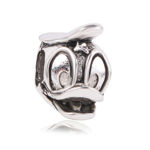 New Original Free Shipping Sliver Bead Mickey Fairytale Dumbo Love Charm Fit Pandora Bracelet Necklace DIY Women Jewelry Gift