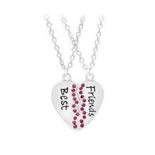Load image into Gallery viewer, Fashion 2pcs/set Broken Pendant Heart Best Friends Forever Necklace Best Buds Girlfriends Couple Big Little Sister Necklace