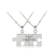 Load image into Gallery viewer, Fashion 2pcs/set Broken Pendant Heart Best Friends Forever Necklace Best Buds Girlfriends Couple Big Little Sister Necklace