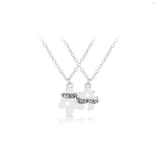 Load image into Gallery viewer, Fashion 2pcs/set Broken Pendant Heart Best Friends Forever Necklace Best Buds Girlfriends Couple Big Little Sister Necklace