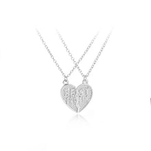 Load image into Gallery viewer, Fashion 2pcs/set Broken Pendant Heart Best Friends Forever Necklace Best Buds Girlfriends Couple Big Little Sister Necklace