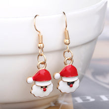 Load image into Gallery viewer, XEDZ New Christmas earrings pendant Christmas tree snowflake antelope Santa Claus boots earrings jewelry accessories