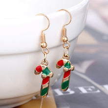 Load image into Gallery viewer, XEDZ New Christmas earrings pendant Christmas tree snowflake antelope Santa Claus boots earrings jewelry accessories