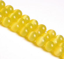 Load image into Gallery viewer, Hot 4mm  50pcs Glass Beads Cat Eye Beads Round Spacer Beads Jewelry Accessories For Beads Jewelry Making Bracelet Necklaces DIY