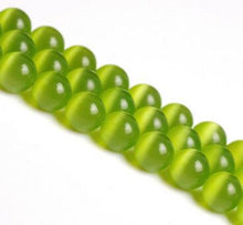 Load image into Gallery viewer, Hot 4mm  50pcs Glass Beads Cat Eye Beads Round Spacer Beads Jewelry Accessories For Beads Jewelry Making Bracelet Necklaces DIY