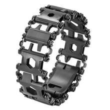 Load image into Gallery viewer, Multifunction Tool Bracelet Tread Bracelet Stainless Steel Outdoor Bolt Driver Tools Kit Travel Friendly Wearable Multitool Tool