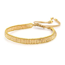 Load image into Gallery viewer, SHINUSBOHO 5X Punk Miyuki Charm Friendship Bracelets Bangles Gothic Rock Gold Rivets Men Jewelry Statement Bracelets for Women