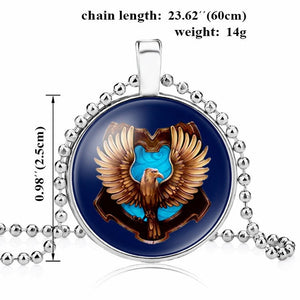 fashion Harri Potter Hermione Hedwig Magic Wand Time Turner Hourglas harry Golden Snitch Deathly Hallows Pendant Toy Necklace