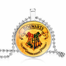 Load image into Gallery viewer, fashion Harri Potter Hermione Hedwig Magic Wand Time Turner Hourglas harry Golden Snitch Deathly Hallows Pendant Toy Necklace