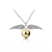 Load image into Gallery viewer, fashion Harri Potter Hermione Hedwig Magic Wand Time Turner Hourglas harry Golden Snitch Deathly Hallows Pendant Toy Necklace