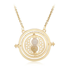 Load image into Gallery viewer, fashion Harri Potter Hermione Hedwig Magic Wand Time Turner Hourglas harry Golden Snitch Deathly Hallows Pendant Toy Necklace