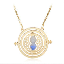 Load image into Gallery viewer, fashion Harri Potter Hermione Hedwig Magic Wand Time Turner Hourglas harry Golden Snitch Deathly Hallows Pendant Toy Necklace