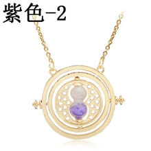 Load image into Gallery viewer, fashion Harri Potter Hermione Hedwig Magic Wand Time Turner Hourglas harry Golden Snitch Deathly Hallows Pendant Toy Necklace