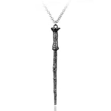Load image into Gallery viewer, fashion Harri Potter Hermione Hedwig Magic Wand Time Turner Hourglas harry Golden Snitch Deathly Hallows Pendant Toy Necklace