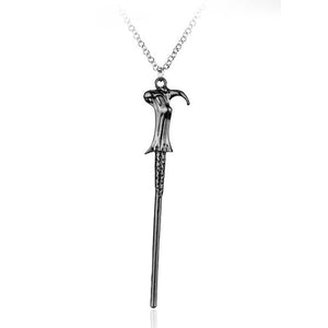 fashion Harri Potter Hermione Hedwig Magic Wand Time Turner Hourglas harry Golden Snitch Deathly Hallows Pendant Toy Necklace