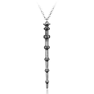 fashion Harri Potter Hermione Hedwig Magic Wand Time Turner Hourglas harry Golden Snitch Deathly Hallows Pendant Toy Necklace