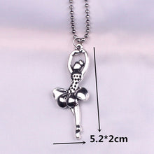 Load image into Gallery viewer, stainless steel beads chains cute rabbit Alien leaf dollars angel necklaces men punk vintage bear necklace women unisex gifts
