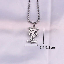 Load image into Gallery viewer, stainless steel beads chains cute rabbit Alien leaf dollars angel necklaces men punk vintage bear necklace women unisex gifts