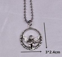 Load image into Gallery viewer, stainless steel beads chains cute rabbit Alien leaf dollars angel necklaces men punk vintage bear necklace women unisex gifts