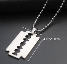 Load image into Gallery viewer, stainless steel beads chains cute rabbit Alien leaf dollars angel necklaces men punk vintage bear necklace women unisex gifts