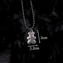 Load image into Gallery viewer, stainless steel beads chains cute rabbit Alien leaf dollars angel necklaces men punk vintage bear necklace women unisex gifts