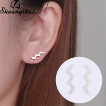 Load image into Gallery viewer, Shuangshuo Stainless Steel Mickey Earrings Mouse Stud Earrings Women Girls Kids Earing Mini Cartoon Animal Ear Studs pendientes