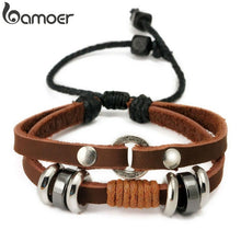 Load image into Gallery viewer, Newest Arrival Silver Charm Black Leather Bracelet for Women Five Colors Magnet Clasp Christmas Gift Jewelry PI0311