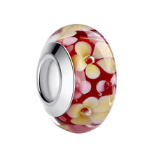 Load image into Gallery viewer, 1 PC BAMOER Wholesale Silver Color Luminous European Brown Murano Glass Beads fit Bracelet Women Fashion Jewelry PA6366