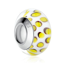 Load image into Gallery viewer, 1 PC BAMOER Wholesale Silver Color Luminous European Brown Murano Glass Beads fit Bracelet Women Fashion Jewelry PA6366