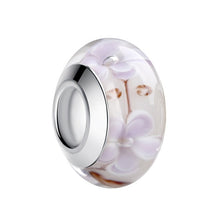 Load image into Gallery viewer, 1 PC BAMOER Wholesale Silver Color Luminous European Brown Murano Glass Beads fit Bracelet Women Fashion Jewelry PA6366