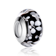 Load image into Gallery viewer, 1 PC BAMOER Wholesale Silver Color Luminous European Brown Murano Glass Beads fit Bracelet Women Fashion Jewelry PA6366