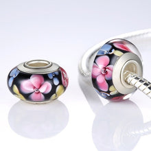 Load image into Gallery viewer, 1 PC BAMOER Wholesale Silver Color Luminous European Brown Murano Glass Beads fit Bracelet Women Fashion Jewelry PA6366