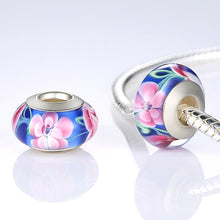 Load image into Gallery viewer, 1 PC BAMOER Wholesale Silver Color Luminous European Brown Murano Glass Beads fit Bracelet Women Fashion Jewelry PA6366