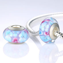 Load image into Gallery viewer, 1 PC BAMOER Wholesale Silver Color Luminous European Brown Murano Glass Beads fit Bracelet Women Fashion Jewelry PA6366