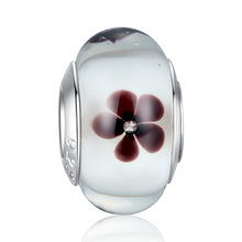Load image into Gallery viewer, BAMOER Fashion DIY Beads Brown Round Shape Murano Glass Beads fit Bracelet Women Beads &amp; Jewelry Makings PA6366