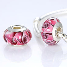 Load image into Gallery viewer, BAMOER Fashion DIY Beads Brown Round Shape Murano Glass Beads fit Bracelet Women Beads &amp; Jewelry Makings PA6366